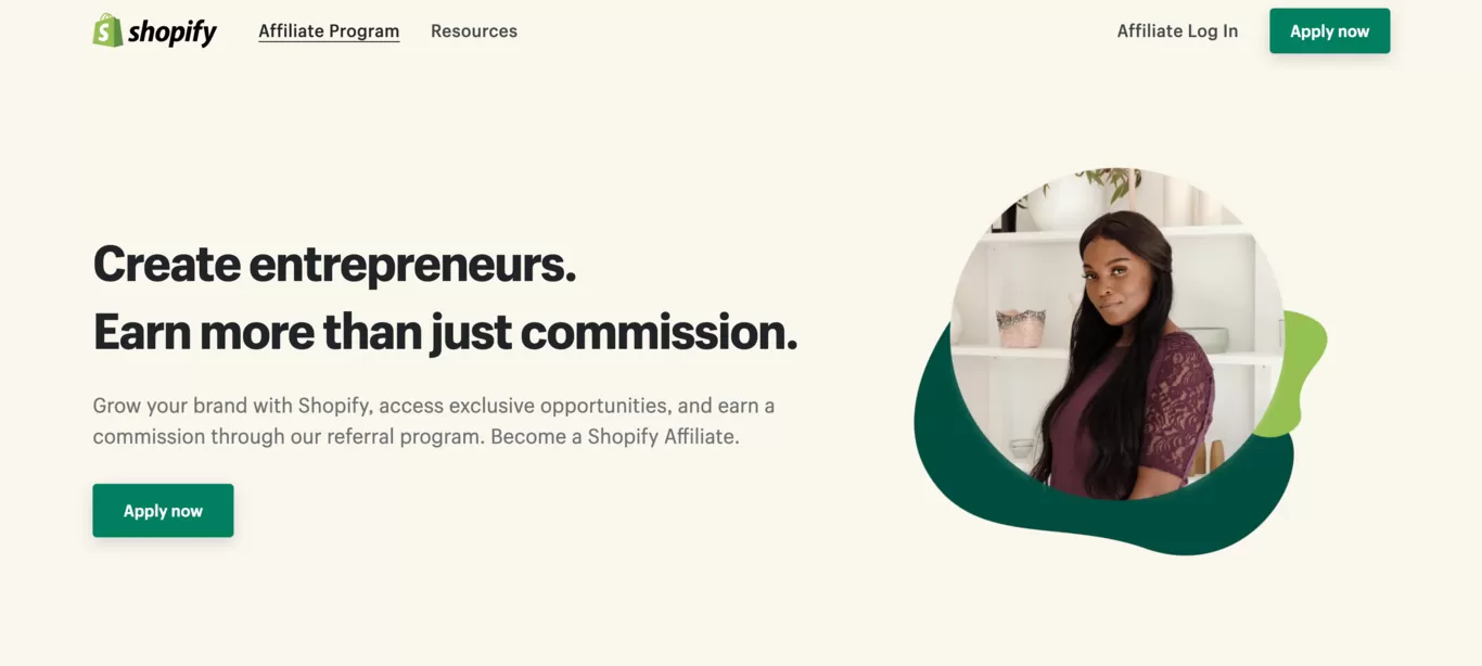 Mejores programas de afiliados Shopify