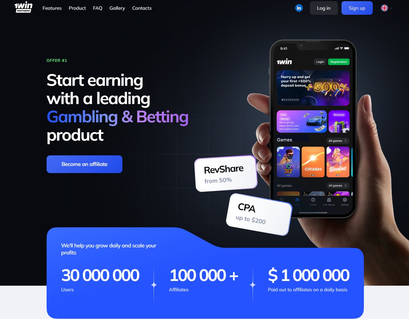 Programa de Afiliados de 1win