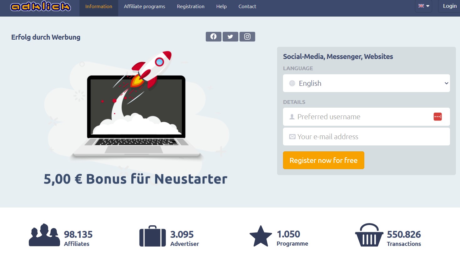 Programa de Afiliados AdKlick