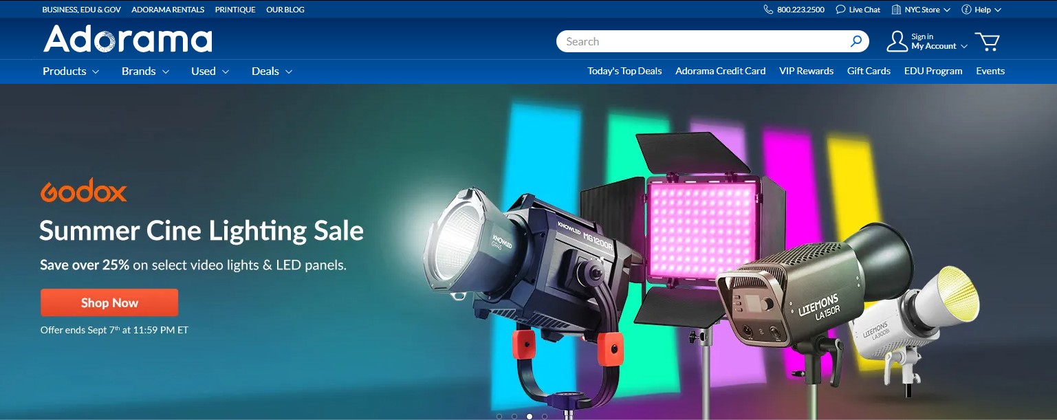 Programa de Afiliados de Adorama