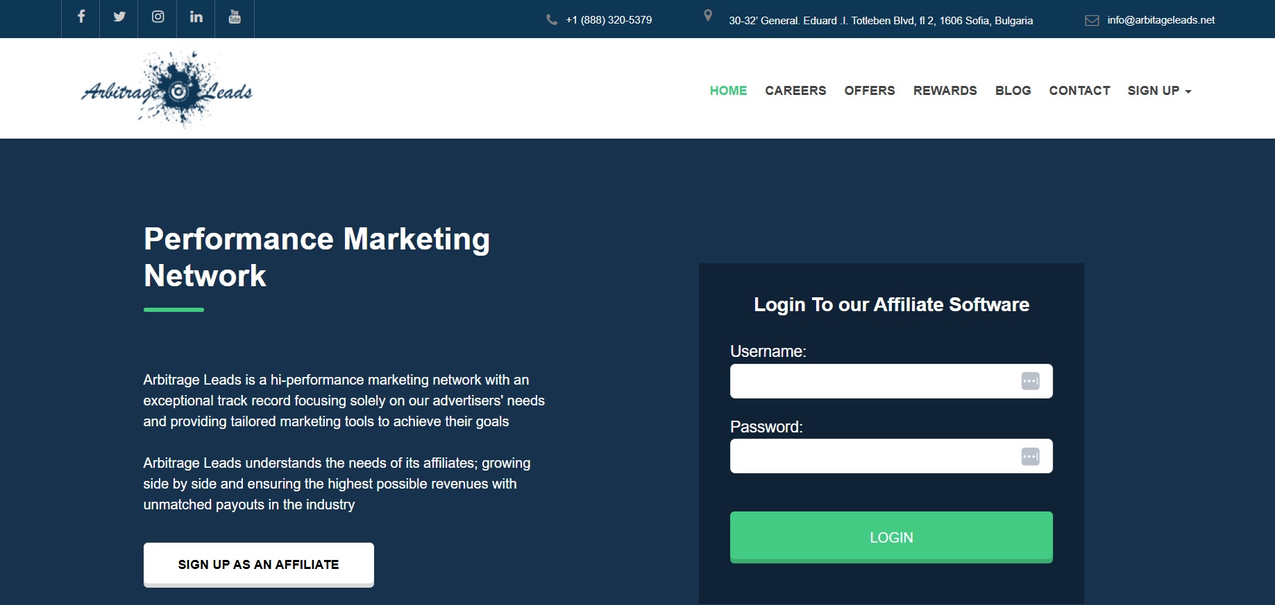 Programa de Afiliados de Arbitrage Leads