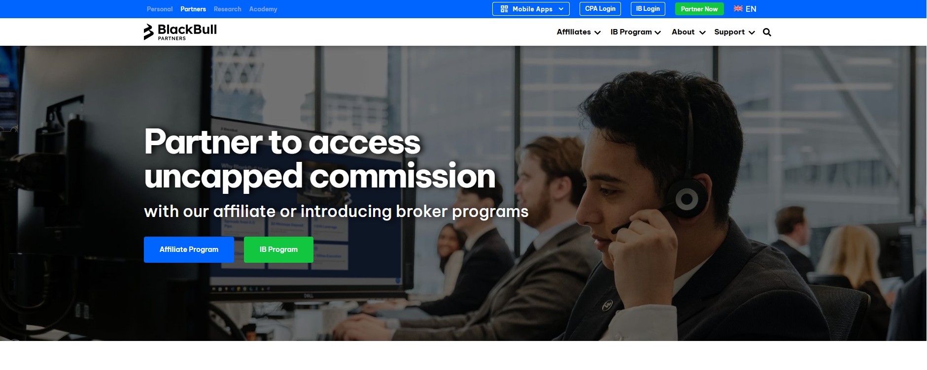 Programa de Afiliados BlackBull Partners