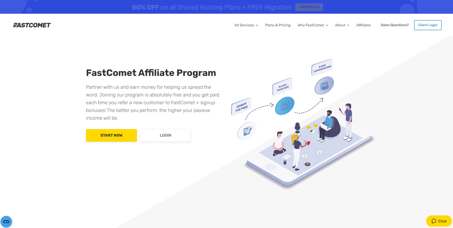Programa de Afiliados de FastComet