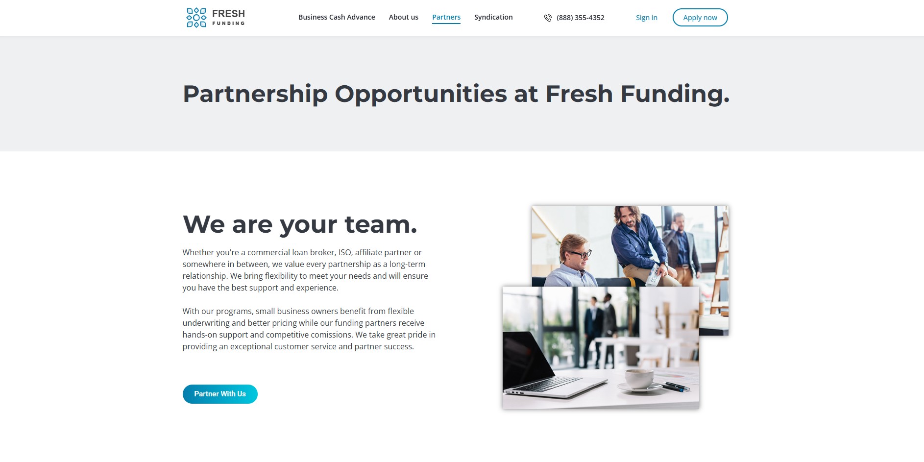 Programa de Afiliados Fresh Funding