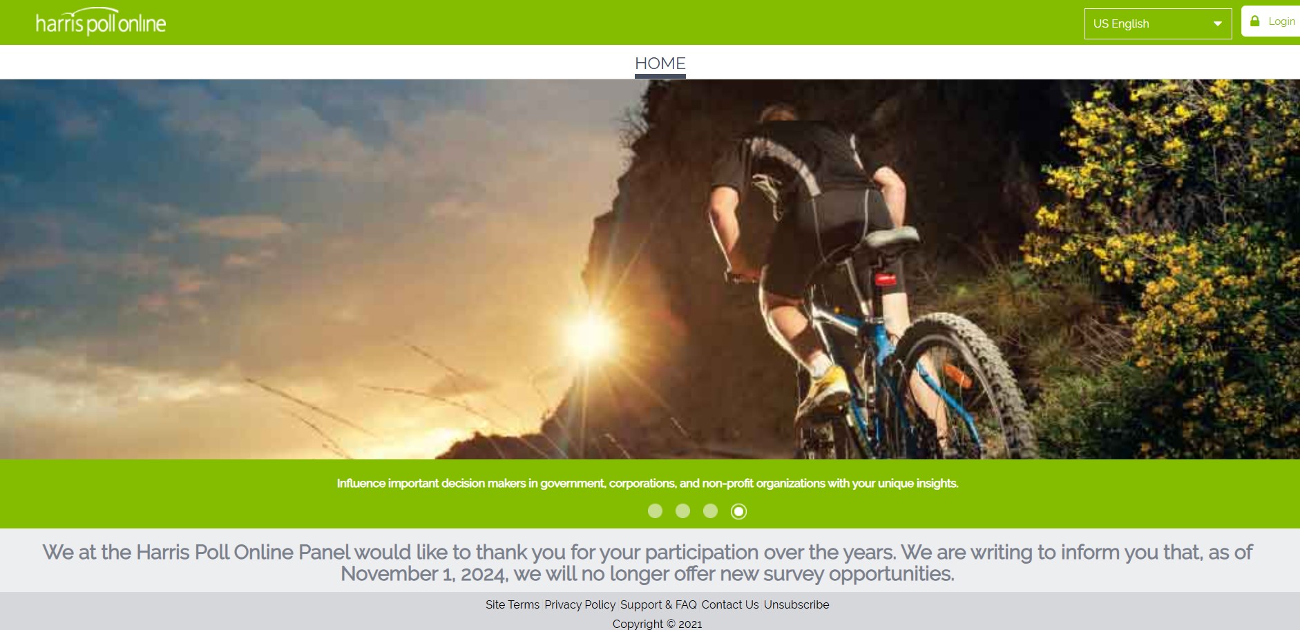 Programa de Afiliados de Harris Poll Online