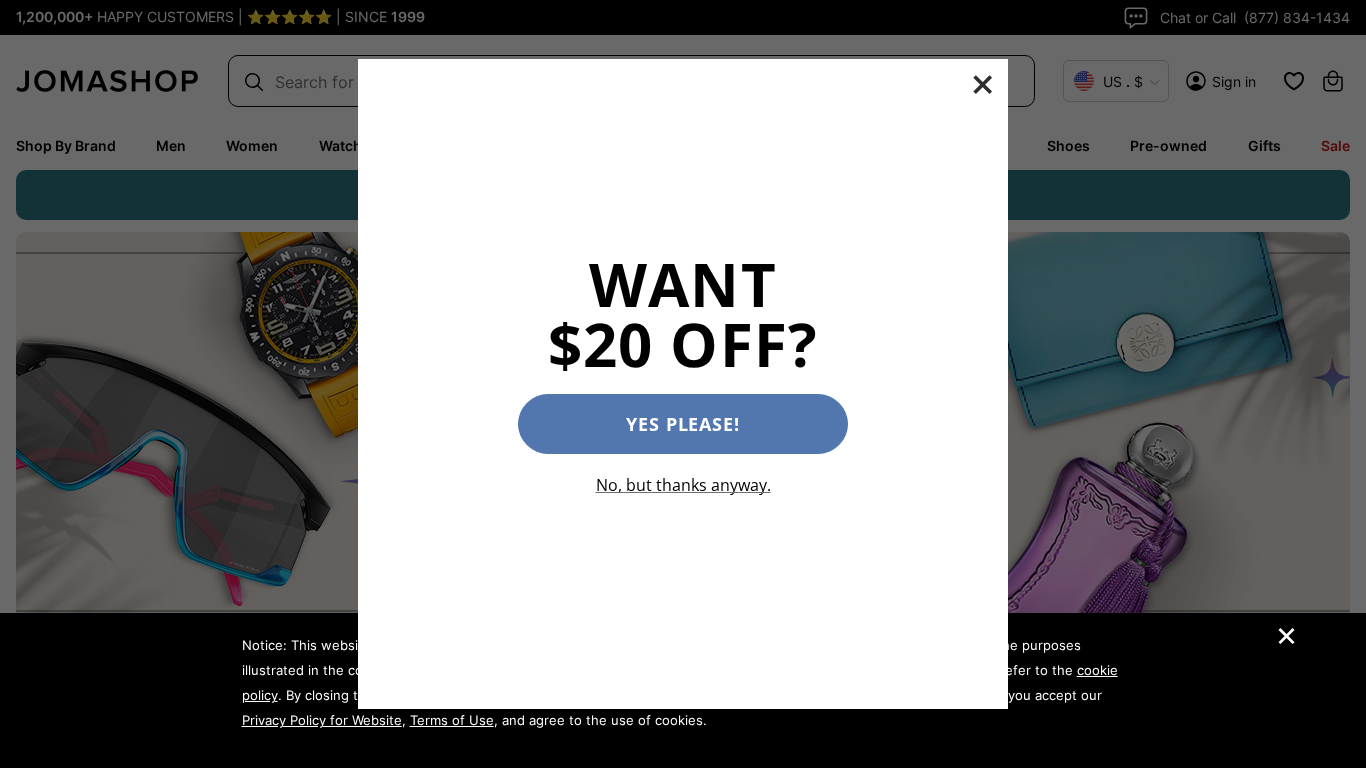 Programa de Afiliados de Jomashop.com