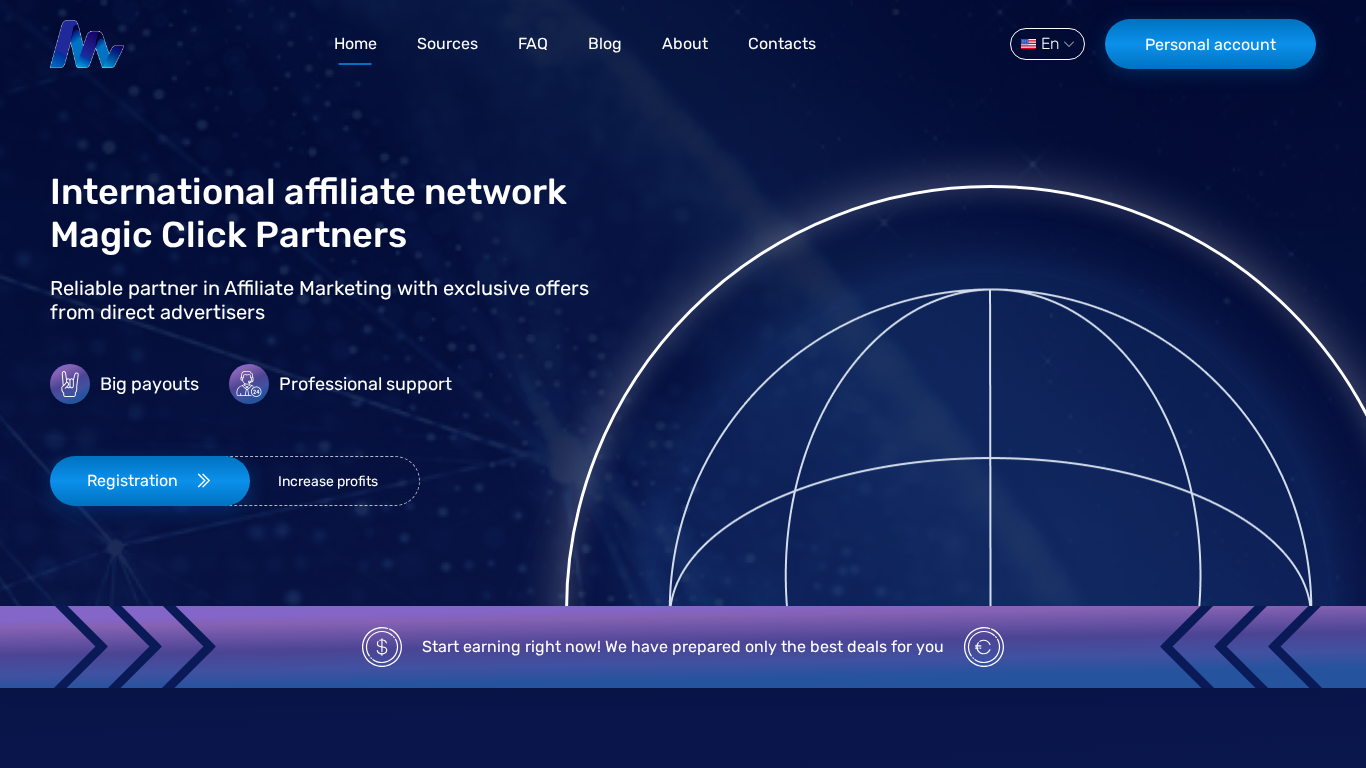 Programa de afiliados de Magic Click Partners