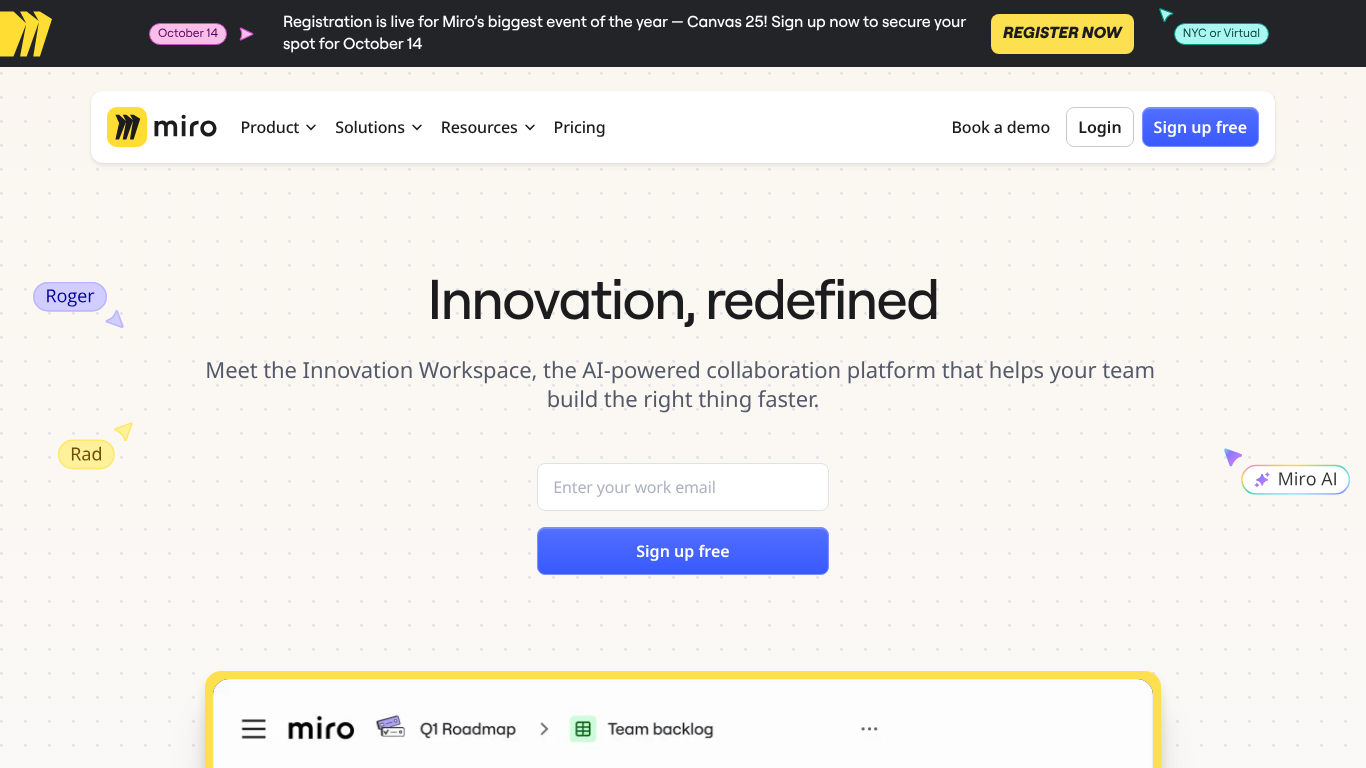 Programa de Afiliados de Miro