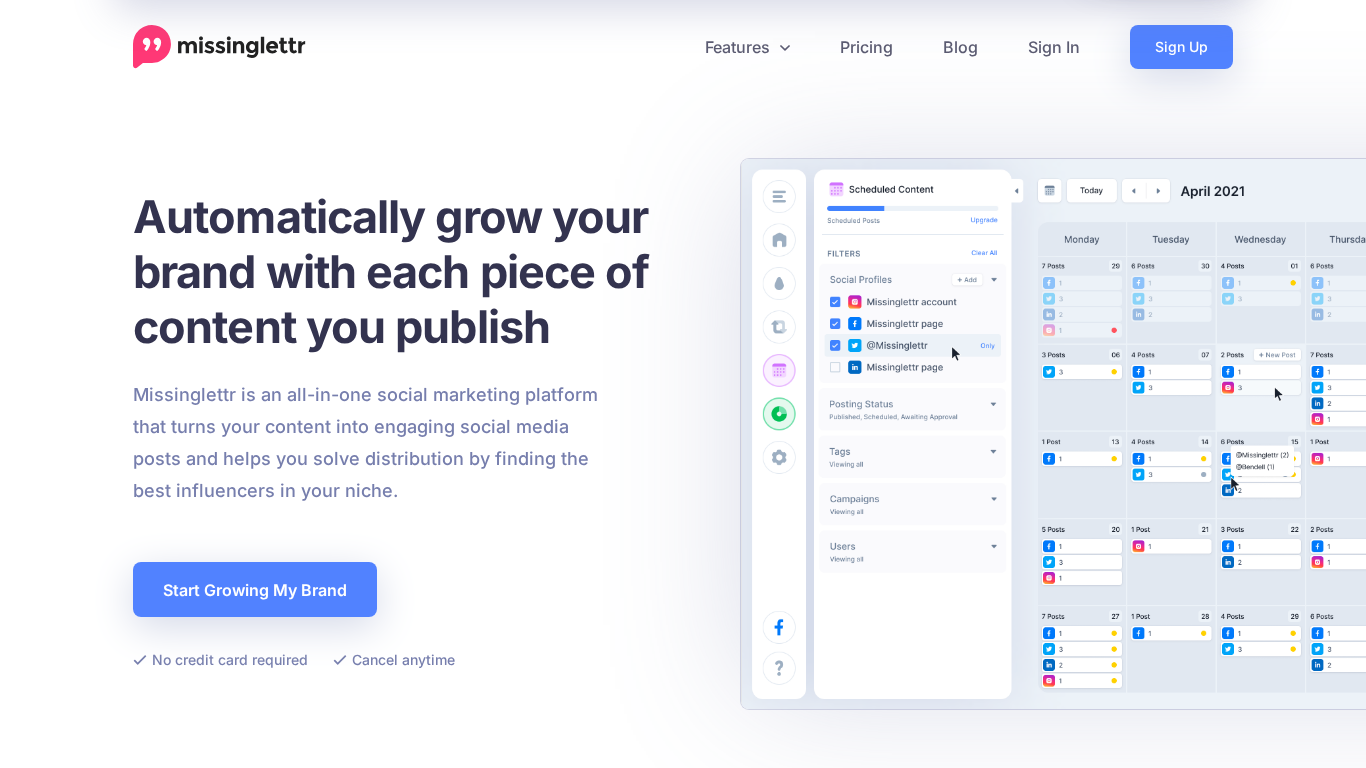 Programa de Afiliados de Missinglettr