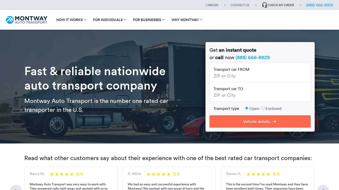 Programa de Afiliados de Montway Auto Transport