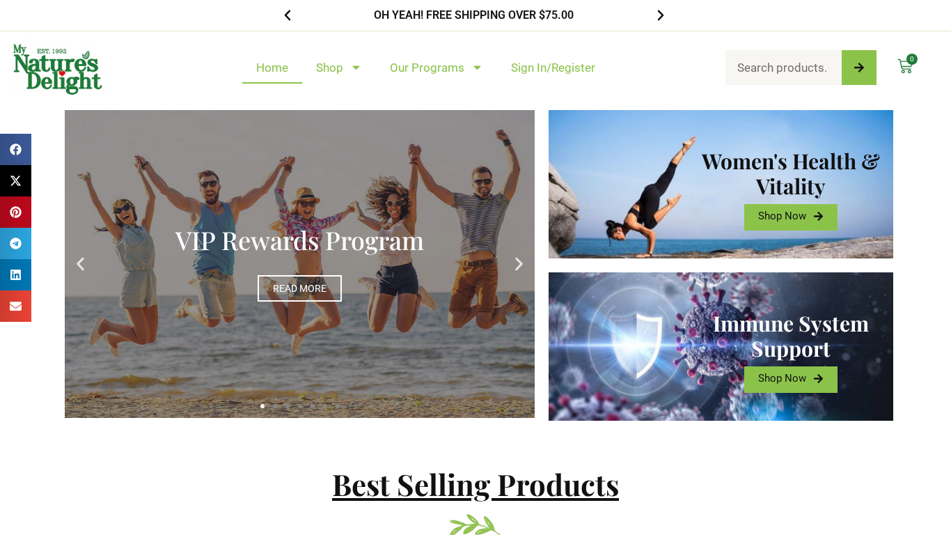 Programa de Afiliados de My Nature's Delight