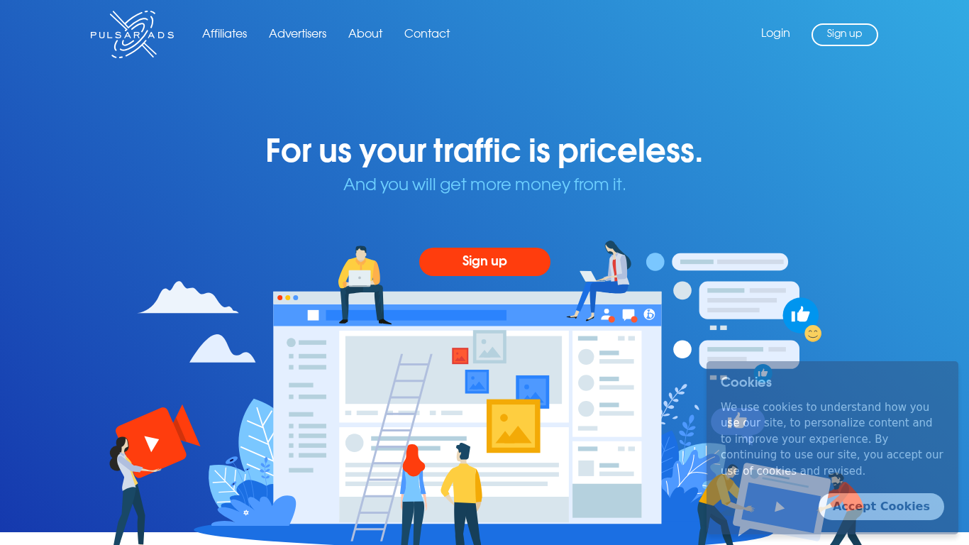 Programa de Afiliados de Pulsar Ads