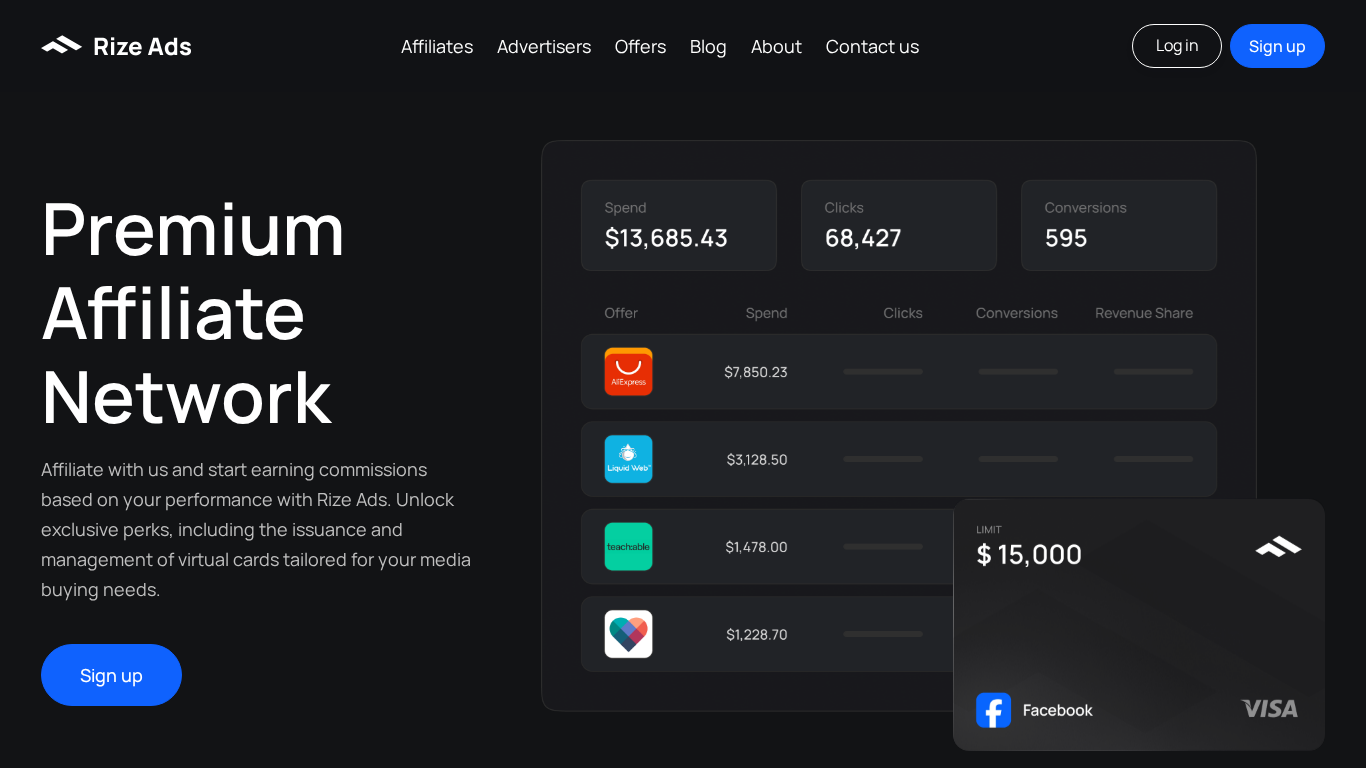 Programa de Afiliados de Rize Ads