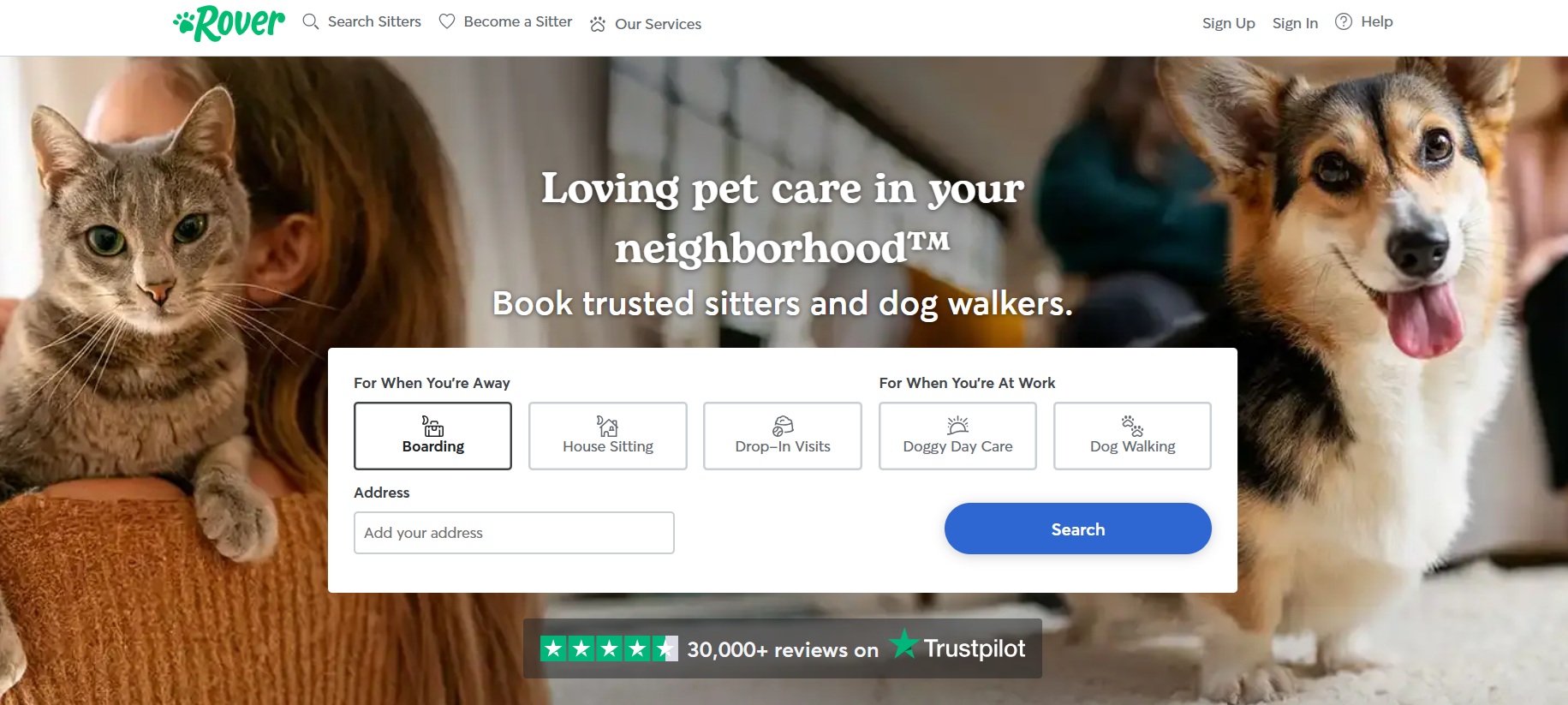 Programa de afiliados de Rover.com