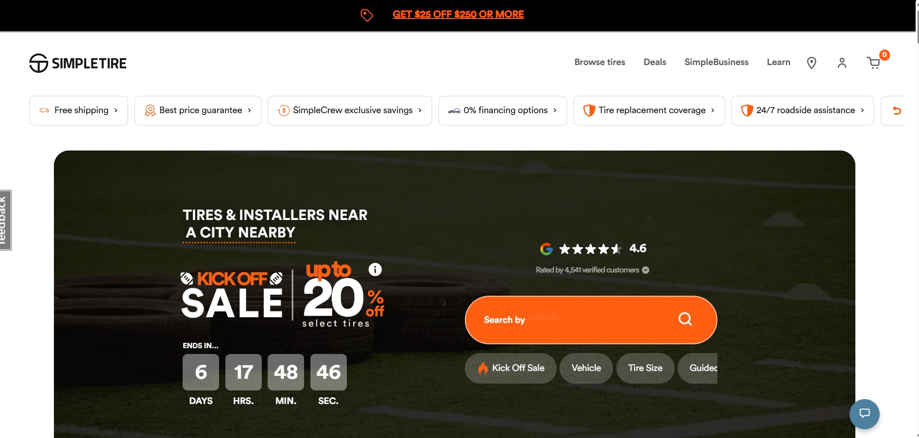 Programa de afiliados de SimpleTire