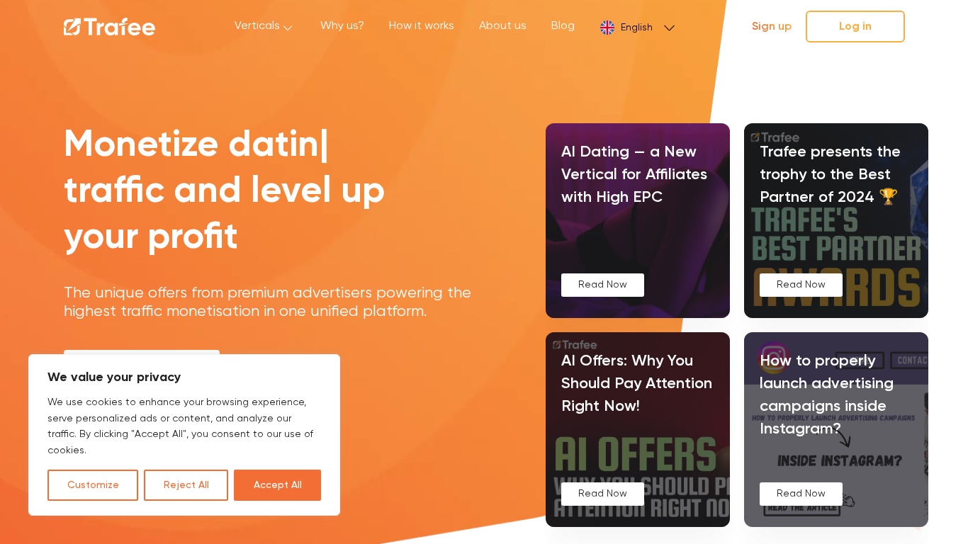 Programa de Afiliados de Trafee