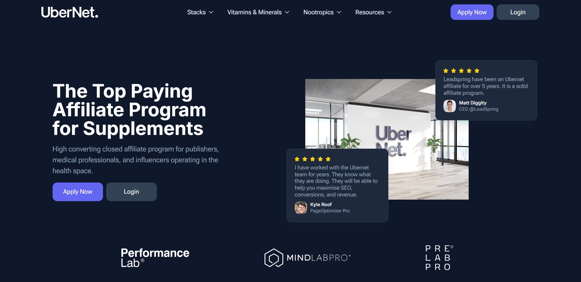 Programa de Afiliados de Performance Lab