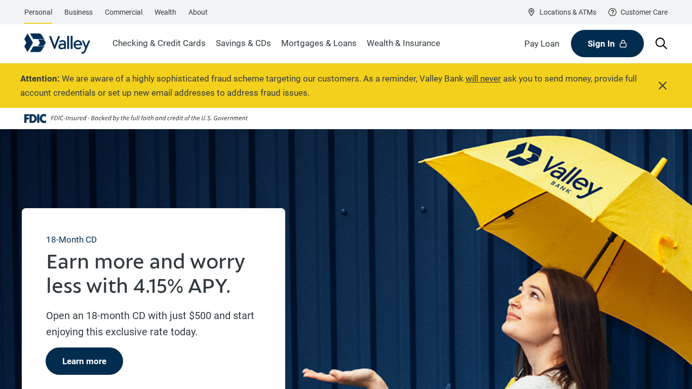 Programa de Afiliados de Valley Bank