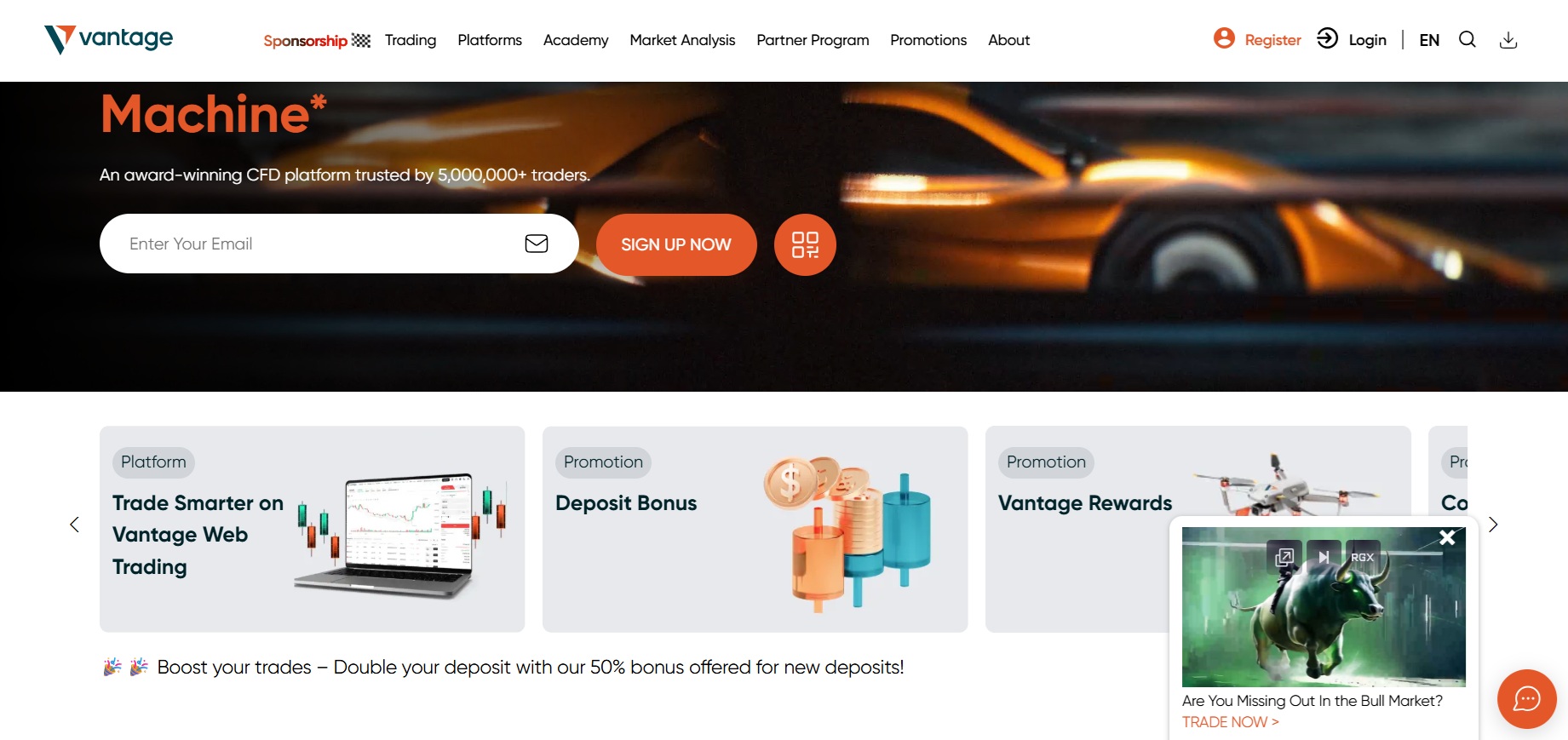 Programa de Afiliados de Vantage