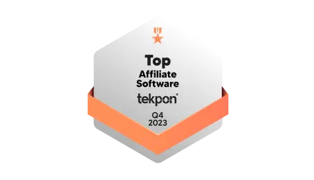 Premios de Post Affiliate Pro: Top 10 Affiliate Marketing Software 2023 de Tekpon