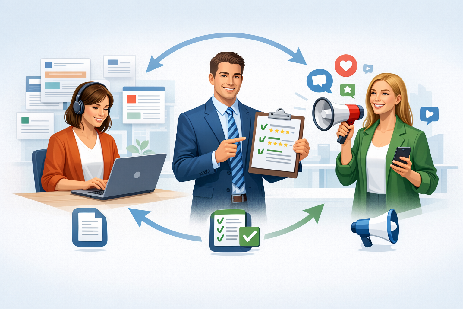 Los 3 principales tipos de afiliados: sitios de contenido, sitios de reseñas e influencers