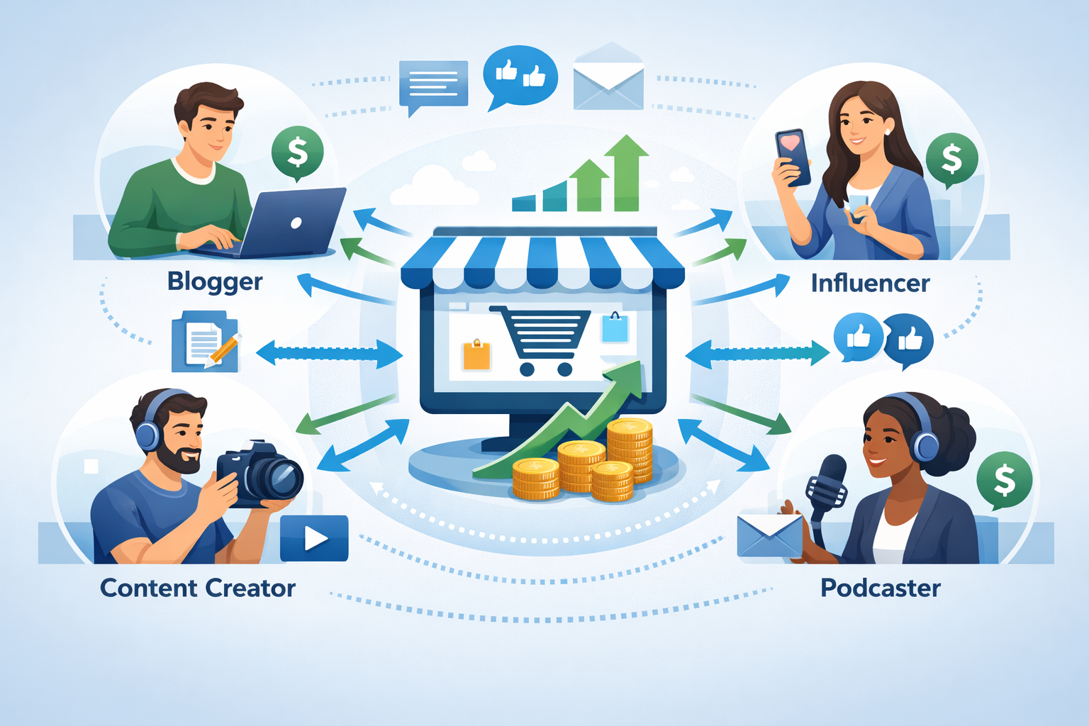 Principales beneficios de implementar un programa de marketing de afiliados para tu tienda online