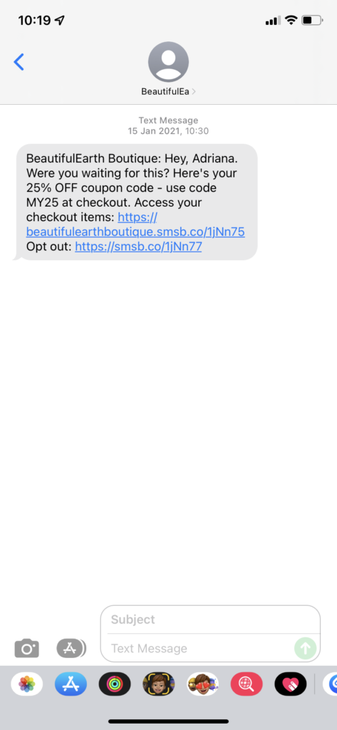 Campaña de afiliados por SMS