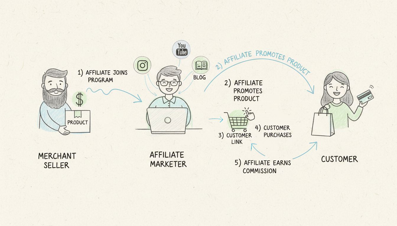 ¿Qué es el marketing de afiliados y cómo funciona?