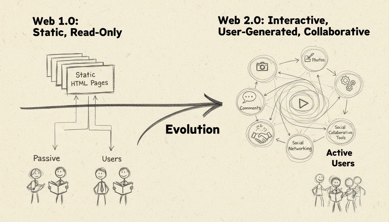 ¿Qué es la Web 2.0? Guía completa sobre la evolución interactiva de la web