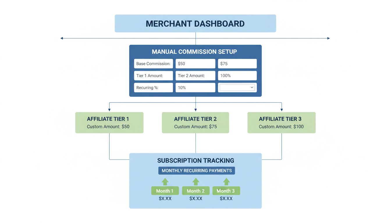 ¿Se pueden personalizar manualmente las comisiones recurrentes?
