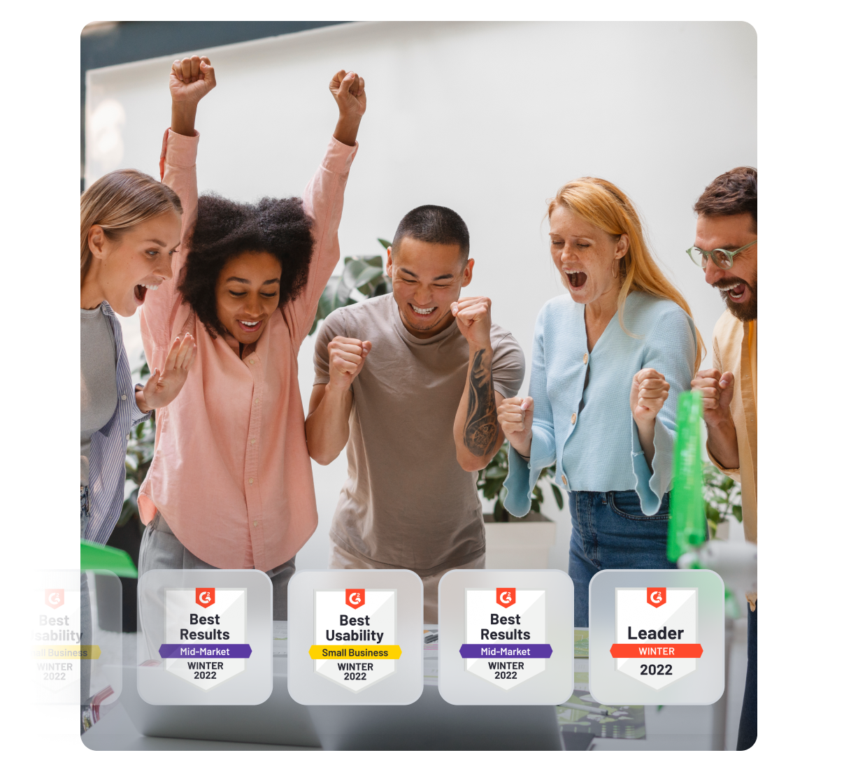 Una muestra de nuestros premios 2025 de G2.