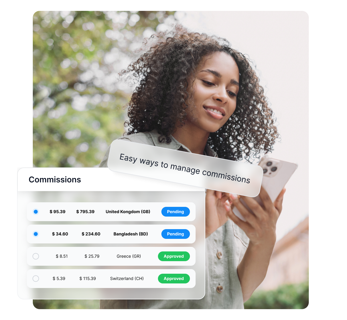 Resumen de las funciones clave de Post Affiliate Pro, como seguimiento, informes y comisiones integrales.