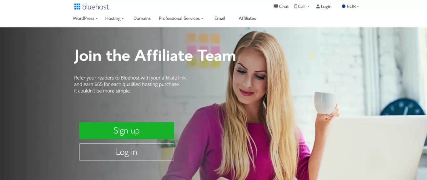 Mejores programas de afiliados Bluehost
