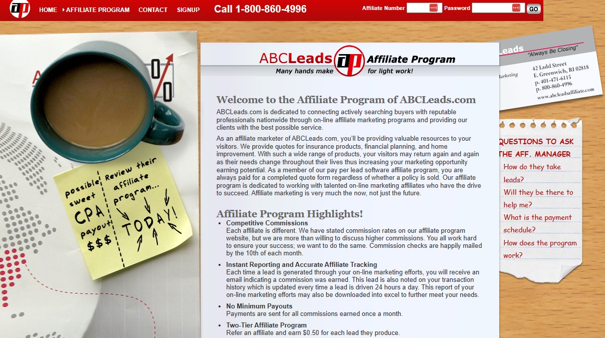 Programa de Afiliados ABCLeads