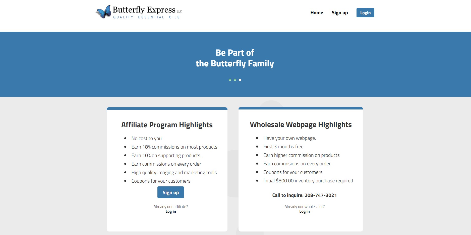 Programa de Afiliados de Butterfly Express