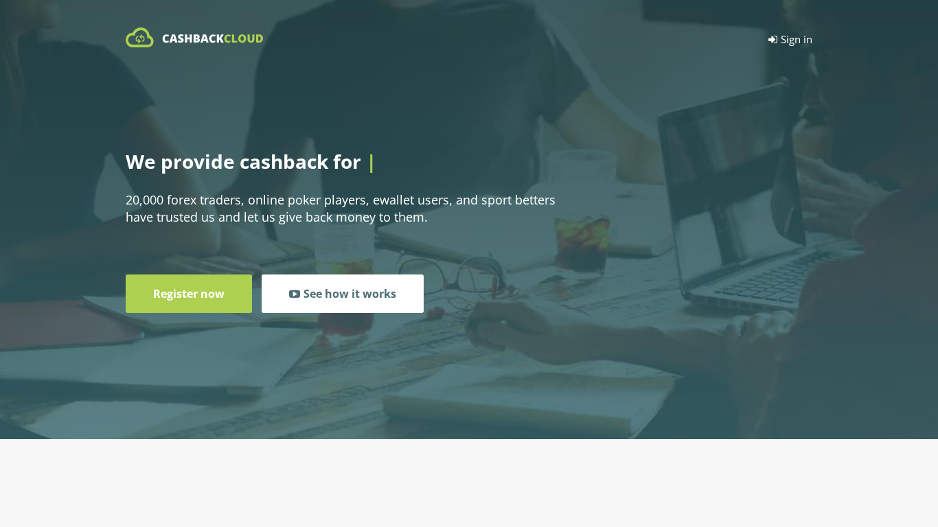 Programa de Afiliados de Cashbackcloud