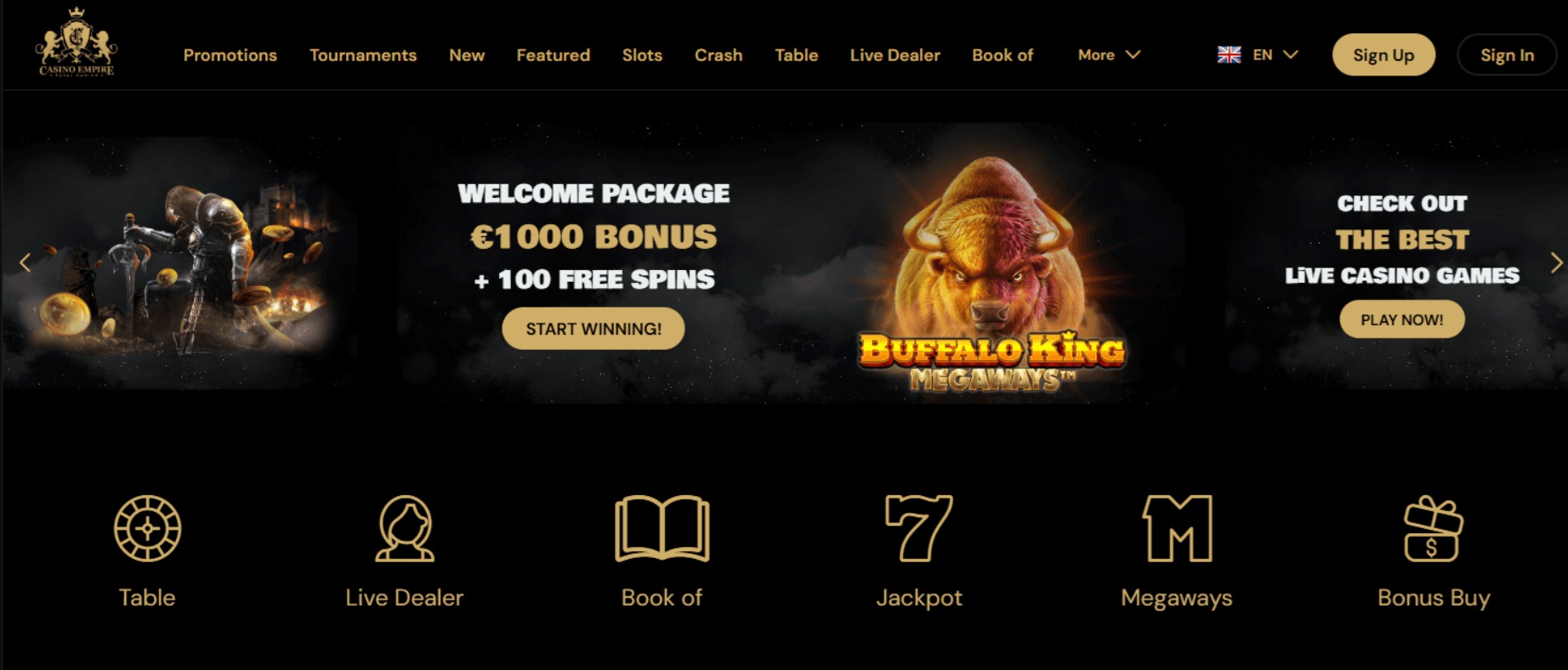 Programa de Afiliados de Casino Empire