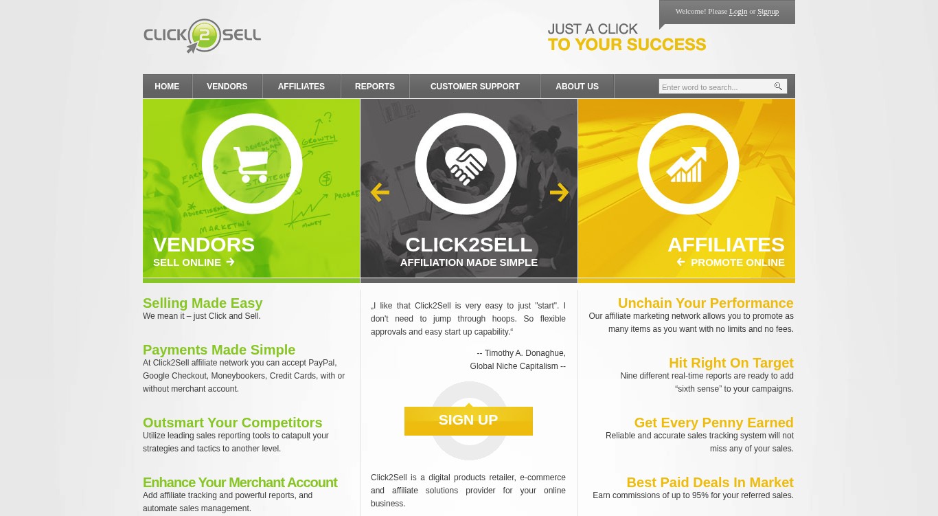 Programa de Afiliados Click2Sell
