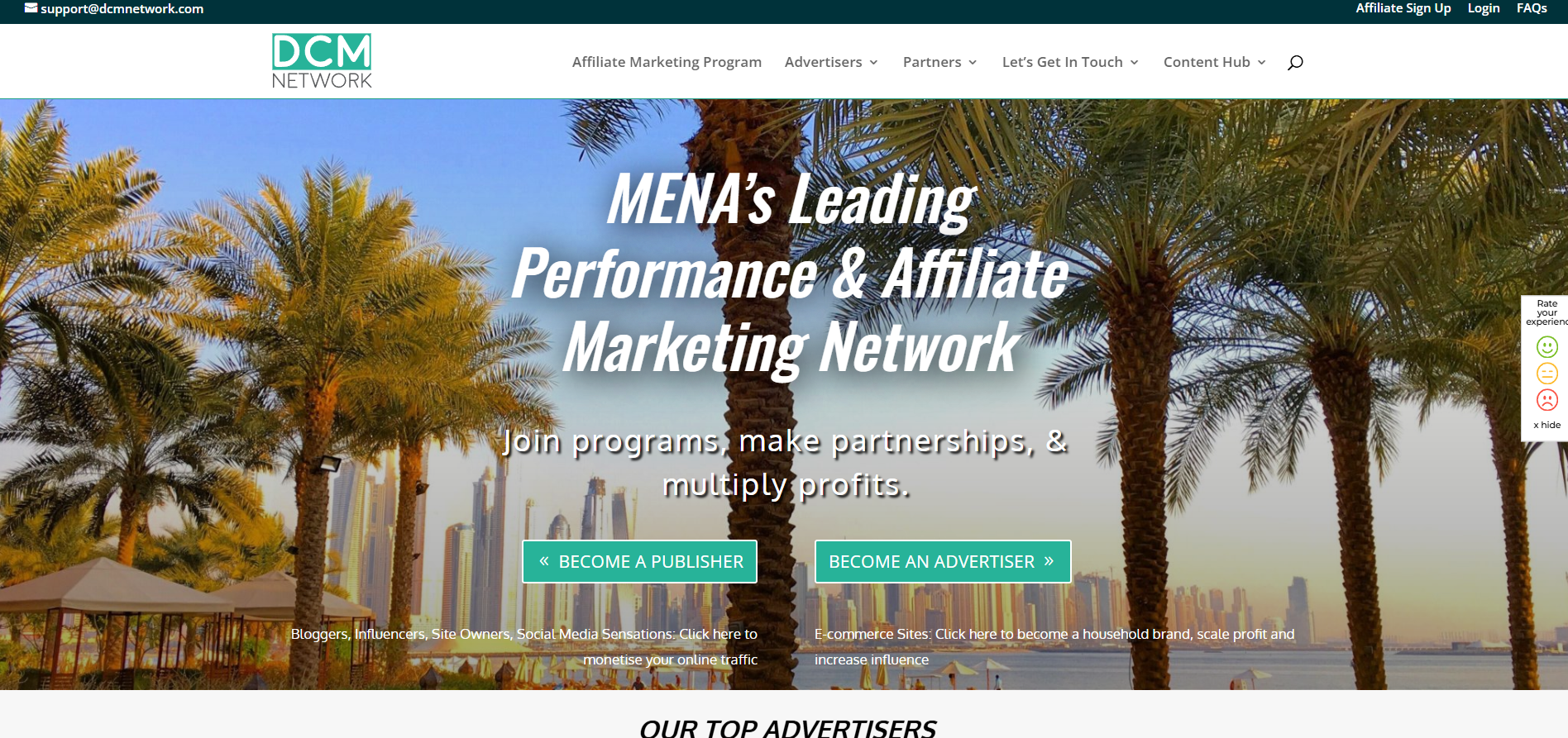 Programa de Afiliados de DCMnetwork