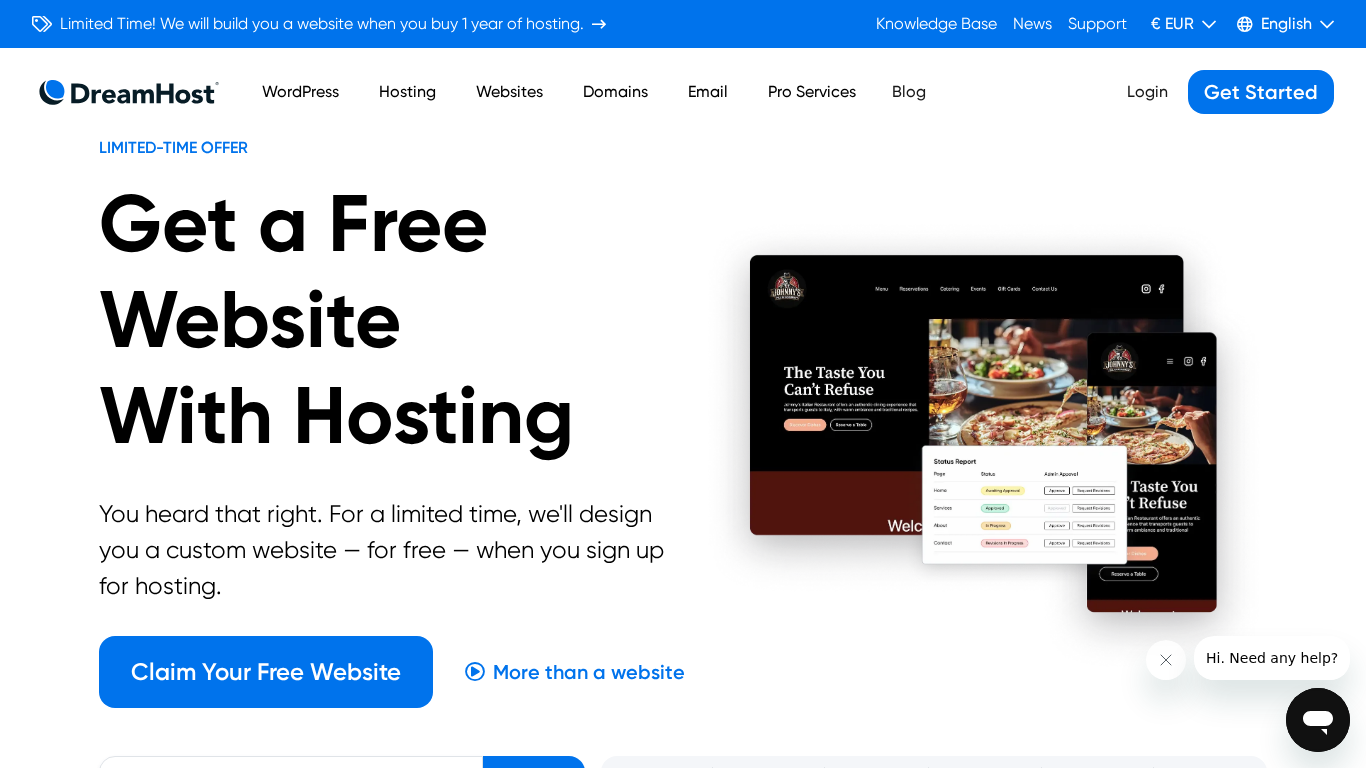 Programa de Afiliados de DreamHost