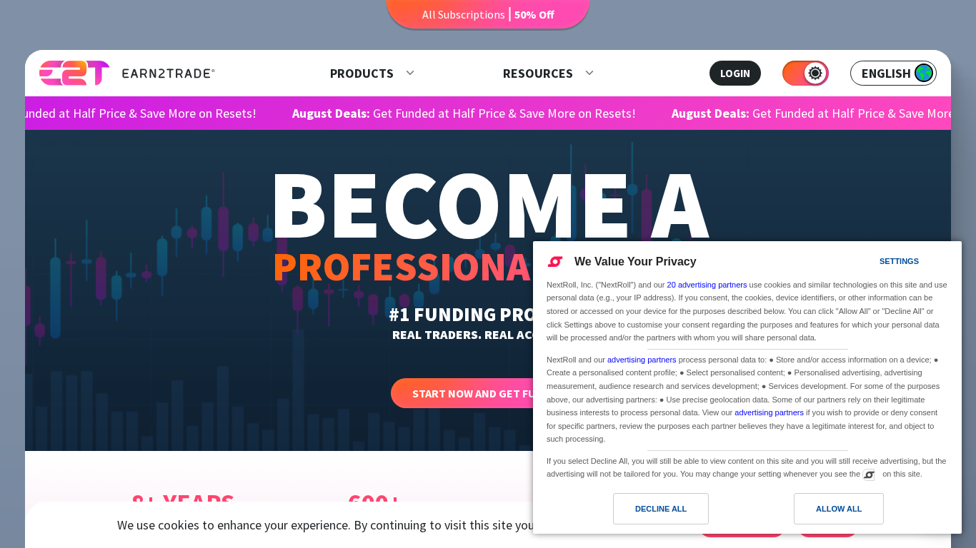 Programa de Afiliados de Earn2Trade