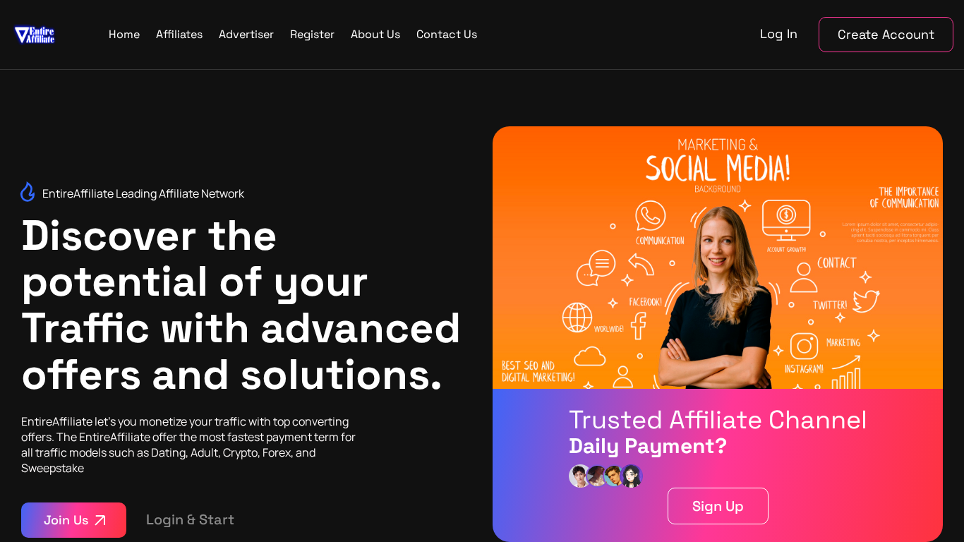 Programa de Afiliados de EntireAffiliate Networks