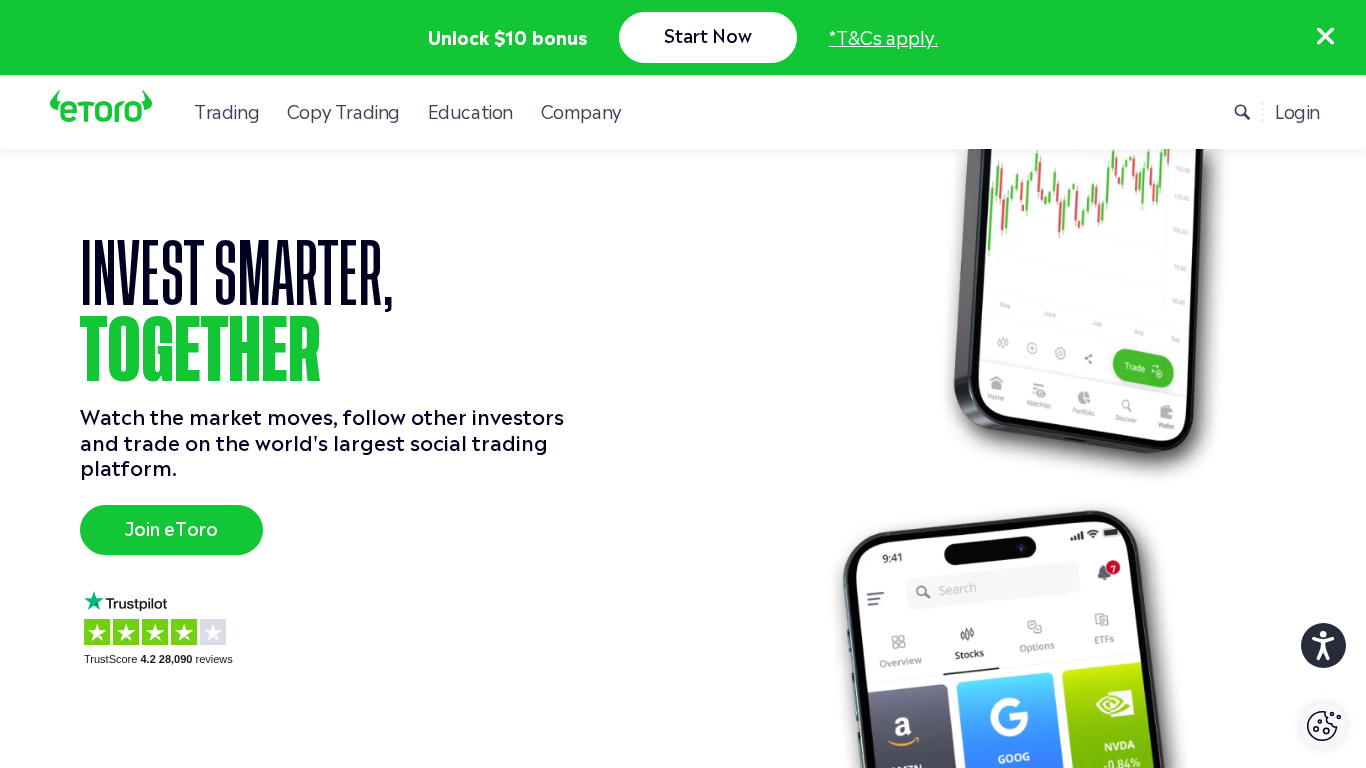 Programa de Afiliados de Socios de eToro