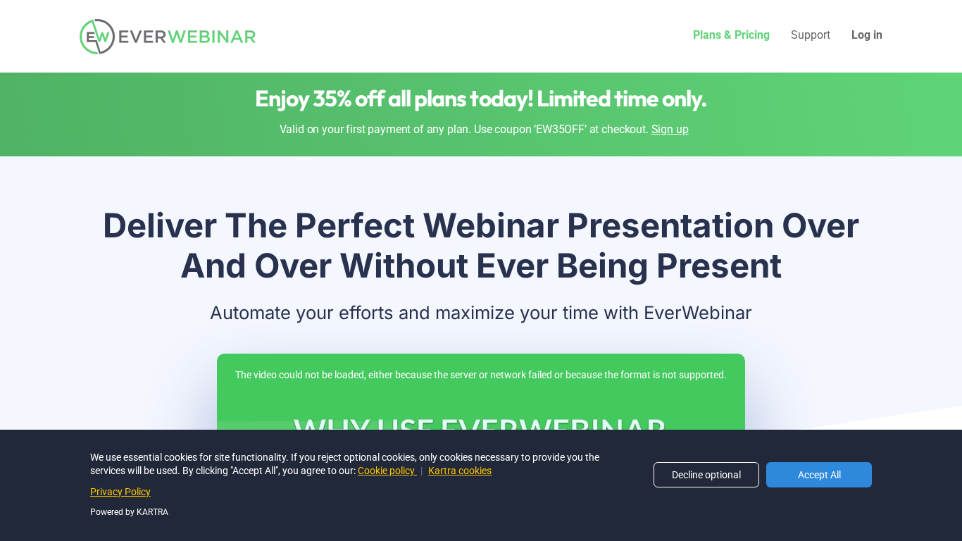 Programa de Afiliados de EverWebinar