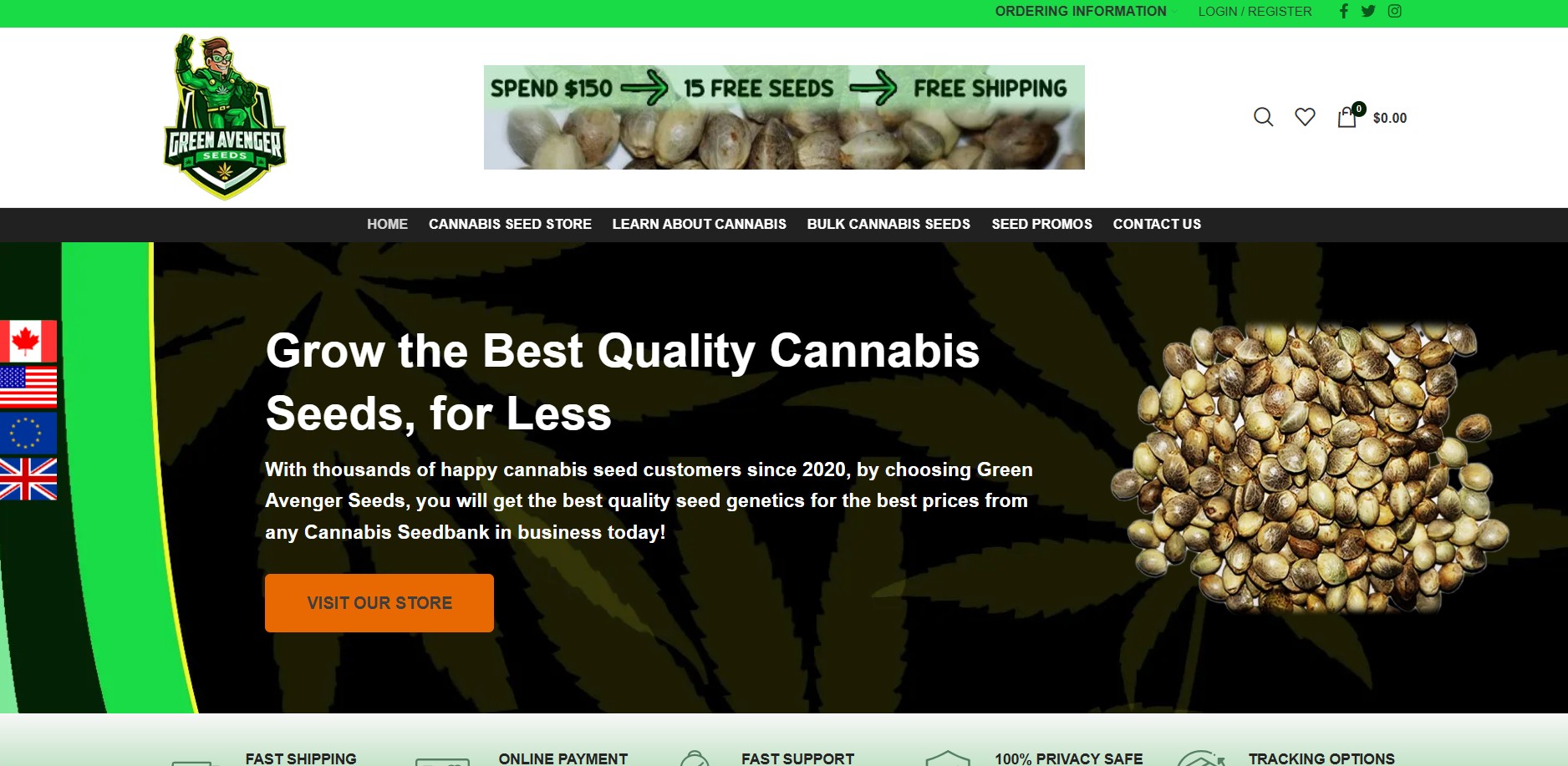 Programa de Afiliados de Green Avenger Seeds