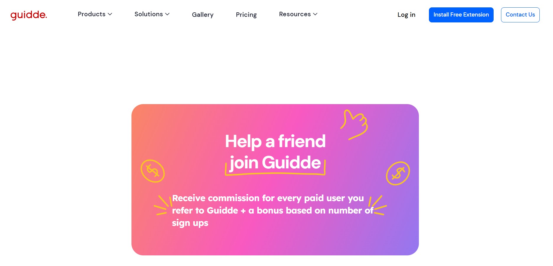 Programa de Afiliados de Guidde