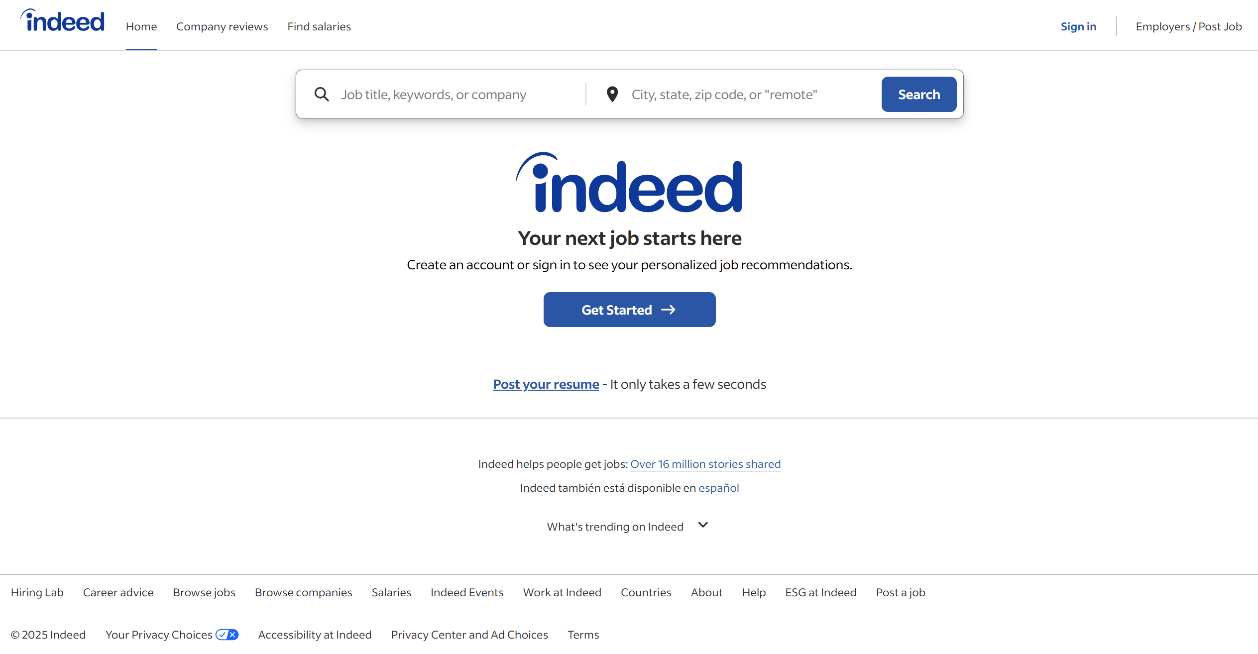 Programa de Afiliados de Indeed