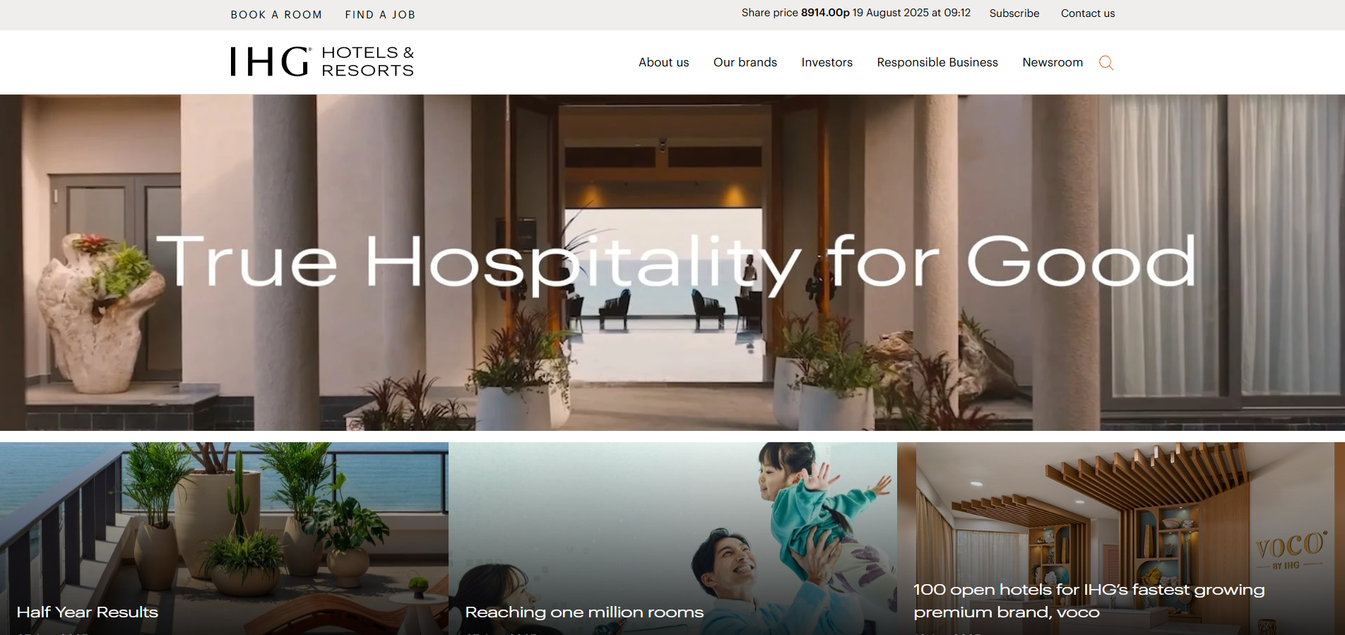 Programa de Afiliados de InterContinental Hotels Group