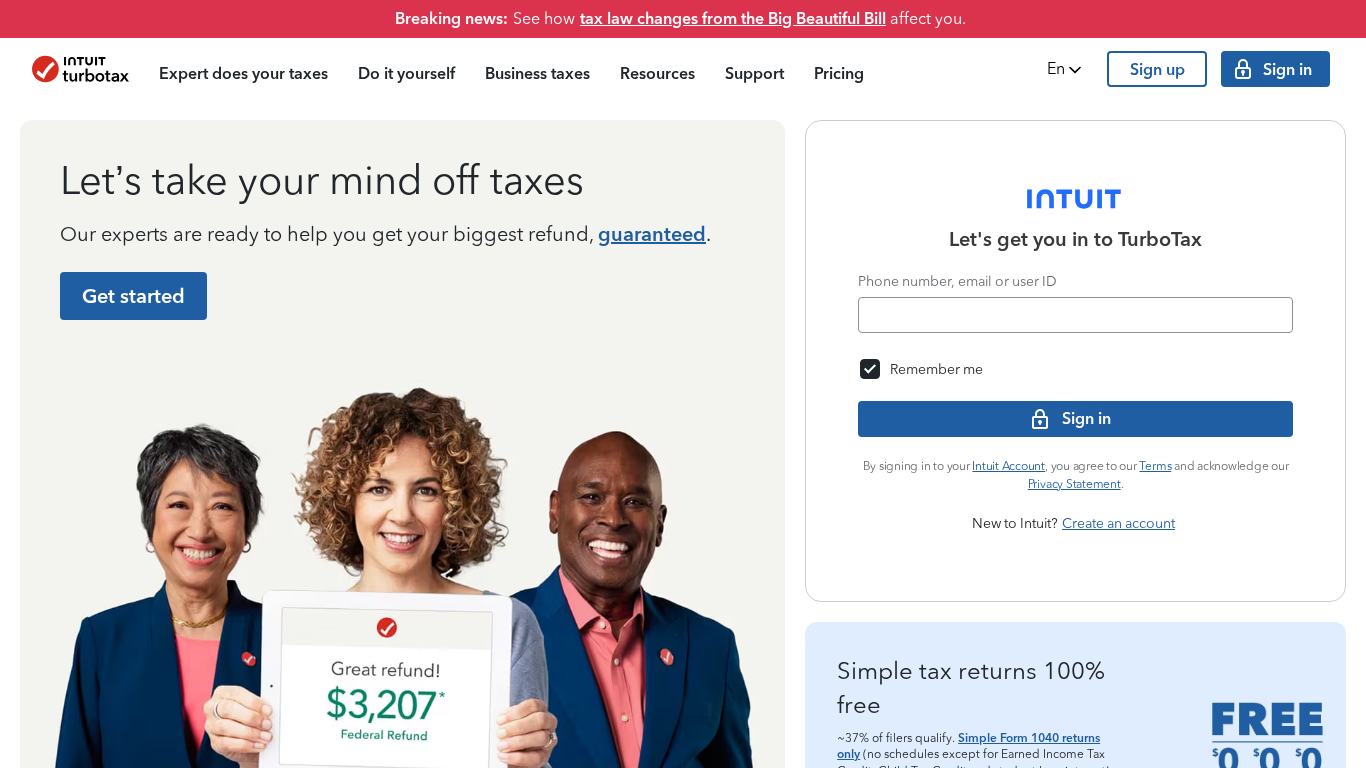 Programa de afiliados de Intuit TurboTax