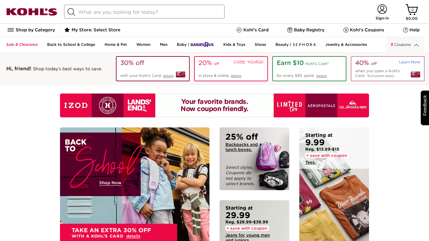 Programa de Afiliados de Kohl's